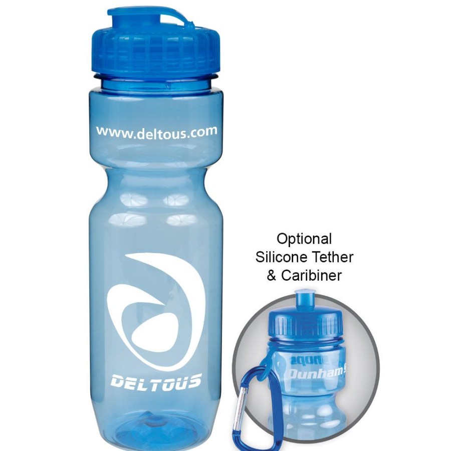 Drinkware CPS/Keystone | 0317 - 22Oz Translucent Bike Bottle With Flip Top Lid