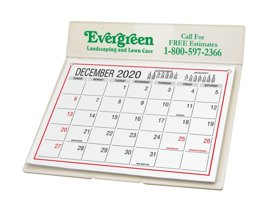 Office CPS/Keystone | 0275 - Desk Calendar With Mailing Envelope