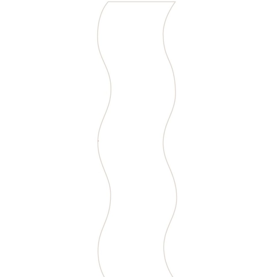 Office CPS/Keystone | Bm106 - Wavy Bookmark White12 Point Stock. Tassel Optional Available In Red Or White. Tassels Ship Unassembled.