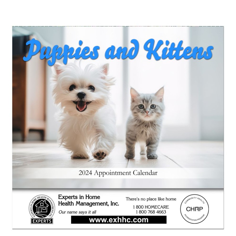 Office CPS/Keystone | Swc105 - Puppies And Kittens Stapled Wall Calendar