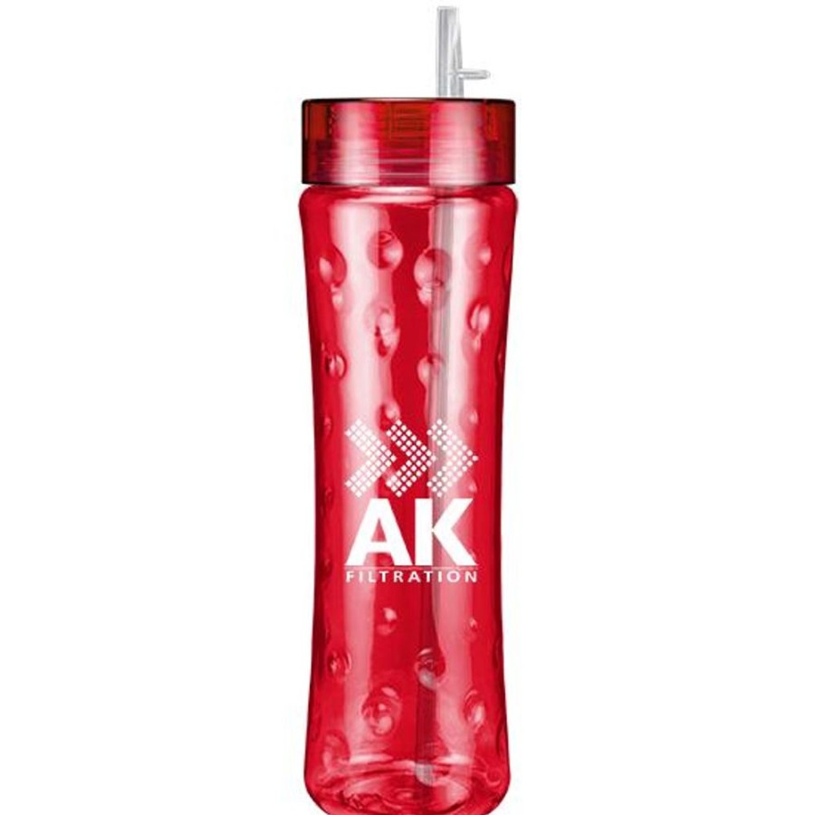 Drinkware CPS/Keystone | 0408 - 24Oz Atlantis Bottle With Premium Lid Translucent Red