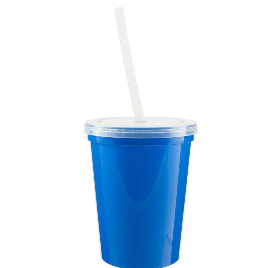 Drinkware CPS/Keystone | 0450L - 16Oz Stadium Cup With Lid And Straw