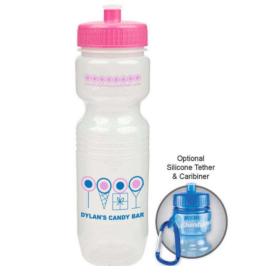 Drinkware CPS/Keystone | 0329 - 26Oz Translucent Jogger Bottle With Push Pull Lid