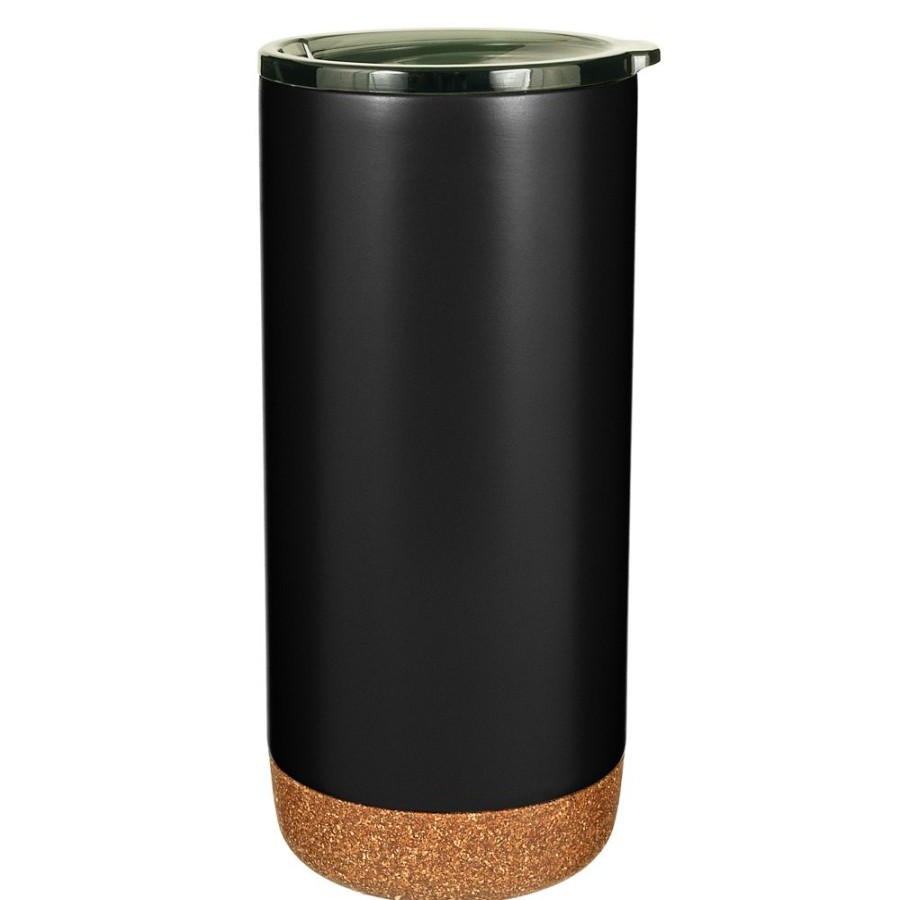 Drinkware CPS/Keystone | 8006 - 16 Oz Estate Double Walled Stainless Tumbler With Cork Bottom