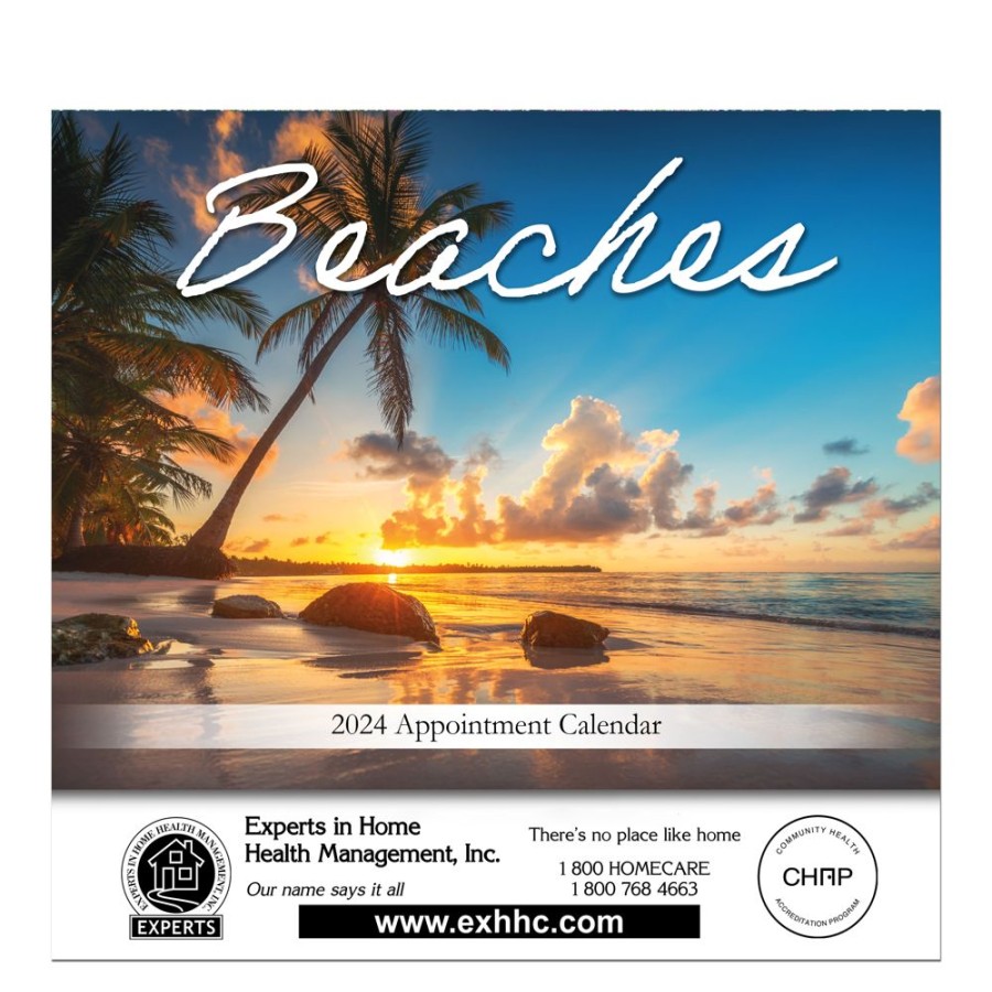 Office CPS/Keystone | Swc106 - Beaches Stapled Wall Calendar