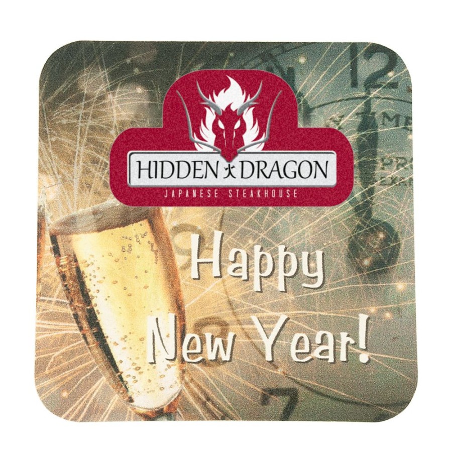 Drinkware CPS/Keystone | 2532 - 60 Point New Year'S Eve Coaster