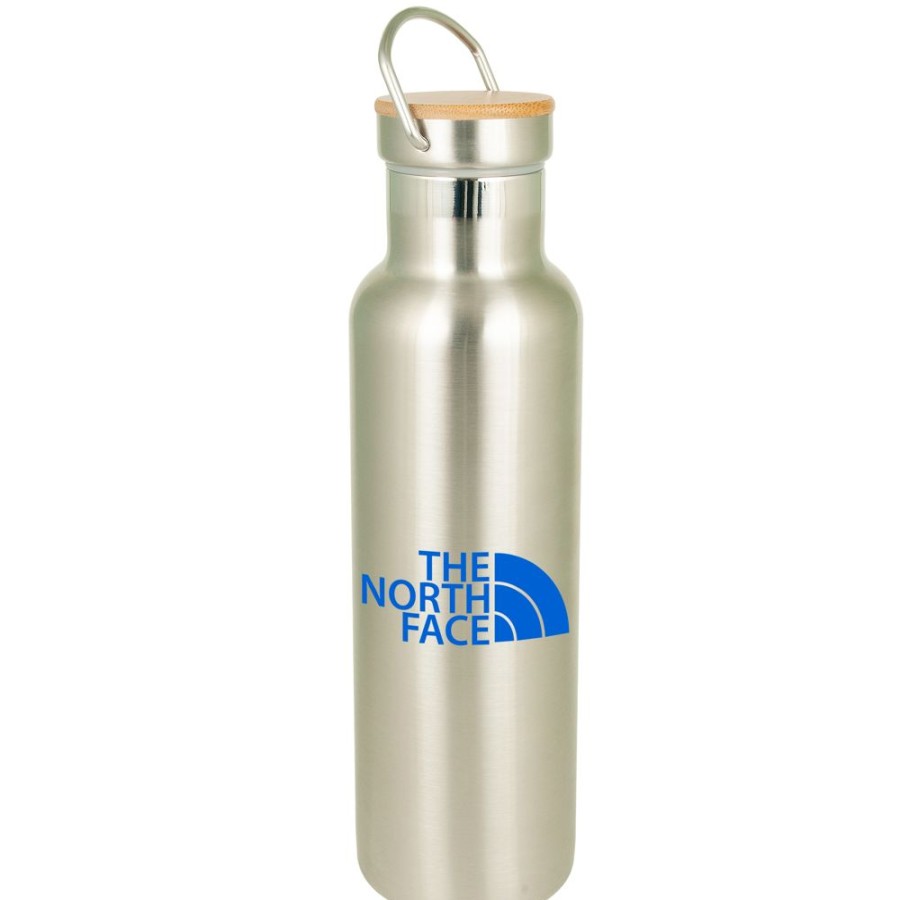 Drinkware CPS/Keystone | 8002 - 20 Oz Bedford Double Walled Stainless Water Bottle With Bamboo Lid