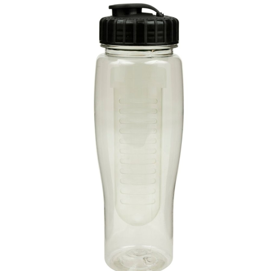 Drinkware CPS/Keystone | 0370I - 24Oz Translucent Contour Bottle With Flip Top Lid & Infuser