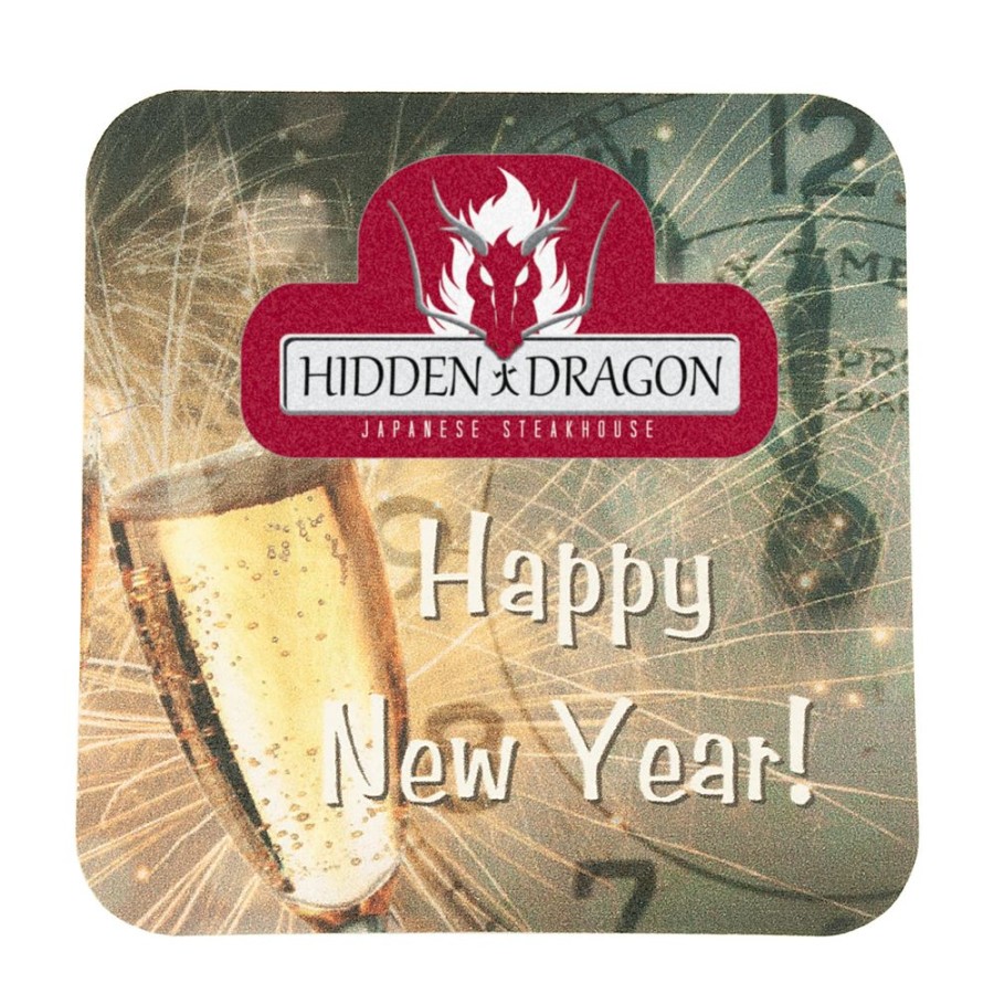 Drinkware CPS/Keystone | 2531 - 40 Point New Year'S Eve Coaster