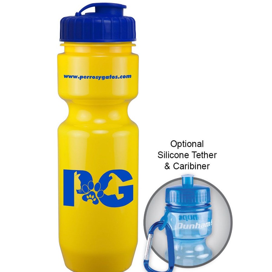 Water Bottles CPS/Keystone | 0392 - 22Oz Bike Bottle With Flip Top Lid