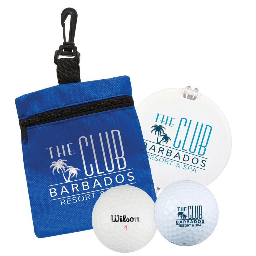 Sports CPS/Keystone | 0664 - Golf Tag-In-A-Bag Gift Set Ball: $.25 (G) Each (Two Color Maximum; Tag: $.25 (G) Each Plus A $55.00 (G) Set Up Charge Per I