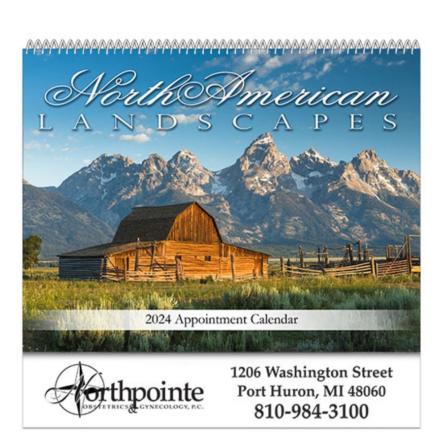 Office CPS/Keystone | Sbc101 - Landscapes Of North America Spiral Bound Wall Calendar